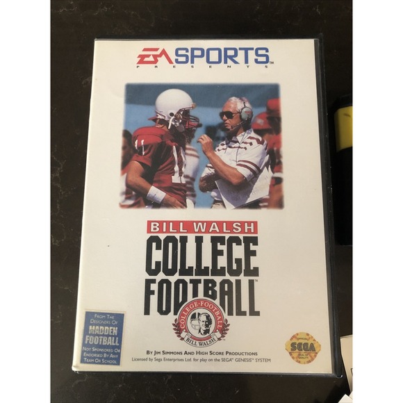 SEGA GENESIS: Bill Walsh College Football CIB - Picture 3 of 4